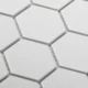 Керамическая мозаика Geometry Hexagon small White Matt 51x59 — изображение 3