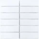Керамическая мозаика Brick & Metro White Matt 47x147