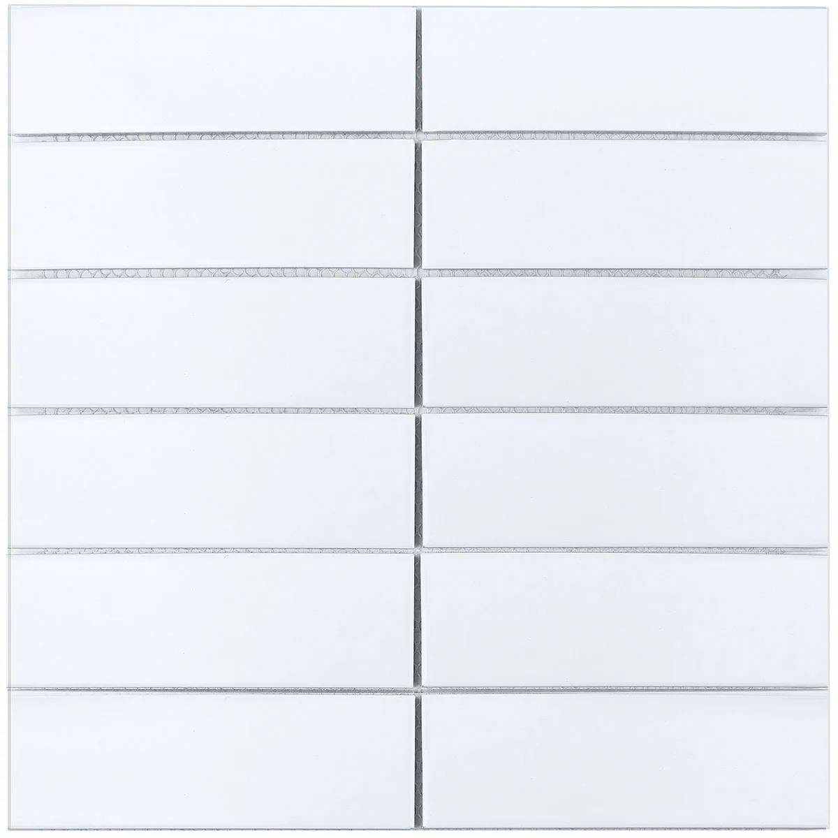 2720eca09ec404aea82b3b434dbb6893 Керамическая мозаика Brick & Metro White Matt 47x147 — изображение 1