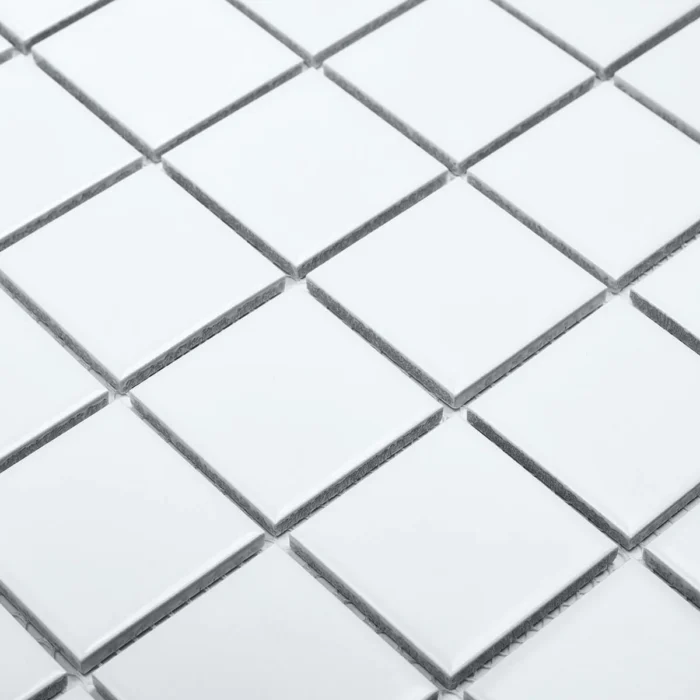 Керамическая мозаика 5х5 см White Matt 48х48 — изображение 2