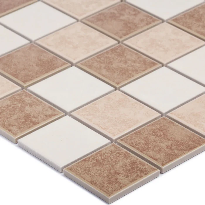 Керамическая мозаика 5х5 см Beige Matt 48х48 — изображение 2