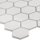 Керамическая мозаика Geometry Hexagon small White Matt 51x59 — изображение 2