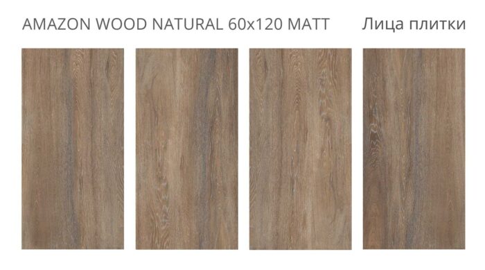 Керамогранит Foresta AMAZON WOOD NATURAL 60x120 MATT — изображение 2