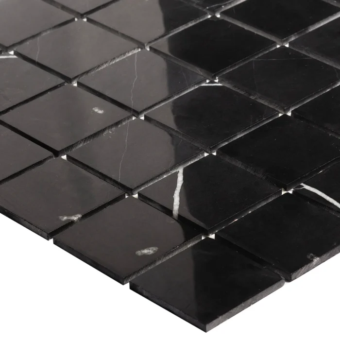 Мозаика, нат. мрамор Classic BLACK POLISHED 48х48 — изображение 2