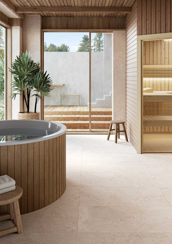 Керамогранит Antislip 60x120 LIMESTONE CREMA — изображение 4