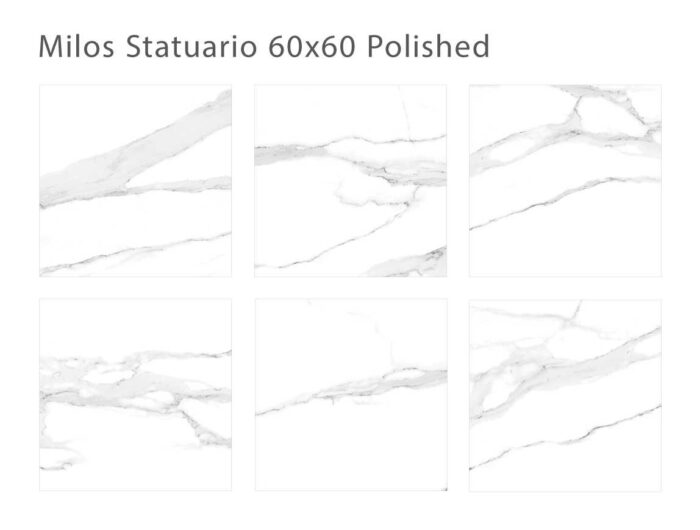 Керамогранит Oasis MILOS STATUARIO 60x60 — изображение 2