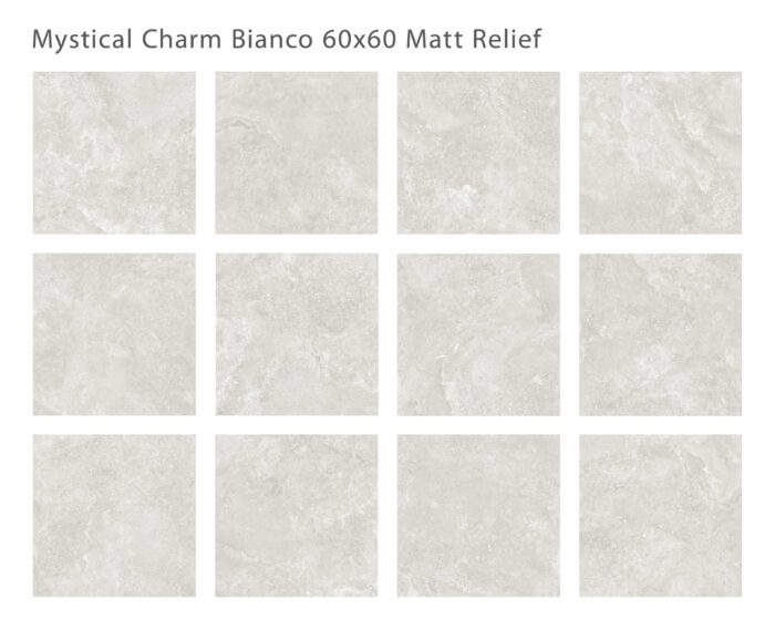 Керамогранит матовый Silk 60х60 MYSTICAL CHARM BIANCO — изображение 2