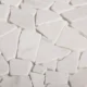 Мозаика, нат. мрамор Broken SPLIT WHITE MATT — изображение 3