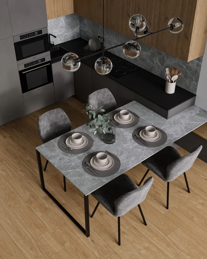 Керамический слэб   Matt AGATA GREY MATT   800х3200х12мм — изображение 3