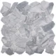 Мозаика, нат. мрамор Broken SPLIT GREY MATT