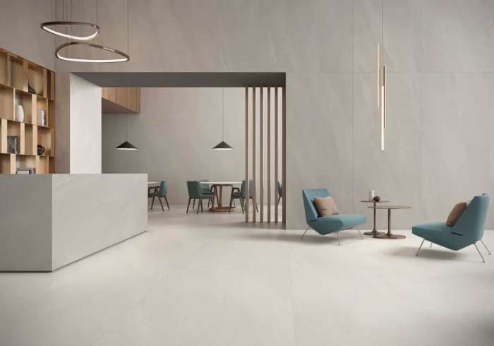Керамический слэб Geotiles EDDYSTONE BLANCO MATT 2800х1200х6мм — изображение 3