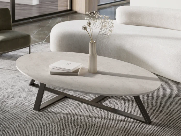 Керамический слэб   Matt TRAVERTINE GREY MATT CARVING 1600х3200х12мм — изображение 2