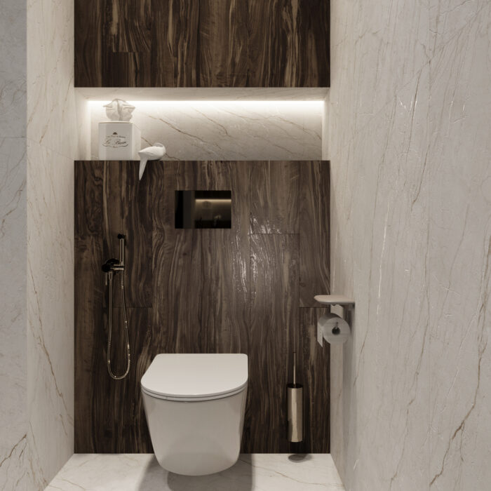 Керамогранит Arcadia Ceramica PEARSIAN WOOD CHARCOAL 20x120 см — изображение 3