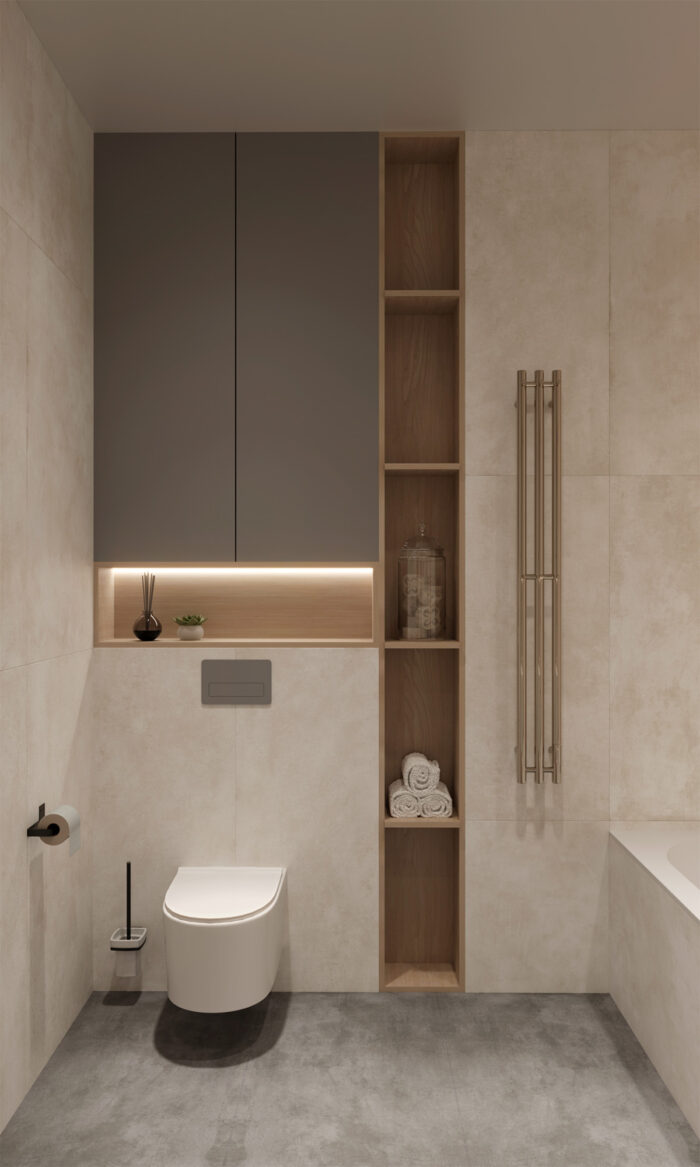 Керамогранит Arcadia Ceramica CEMENTUM BIANCO 60x120 см — изображение 3