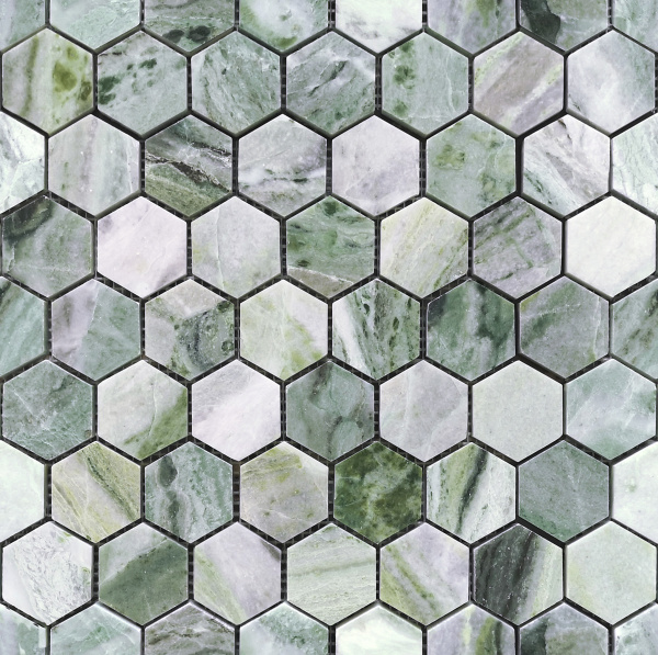 2gy2a91tk3u1kiijg132vneh15z2ulo3.jpg Мозаика Onice Verde oliva POL hex 23x40x7 — изображение 1