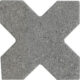 Керамогранит Equipe Elda Cross Graphite 12x12 см