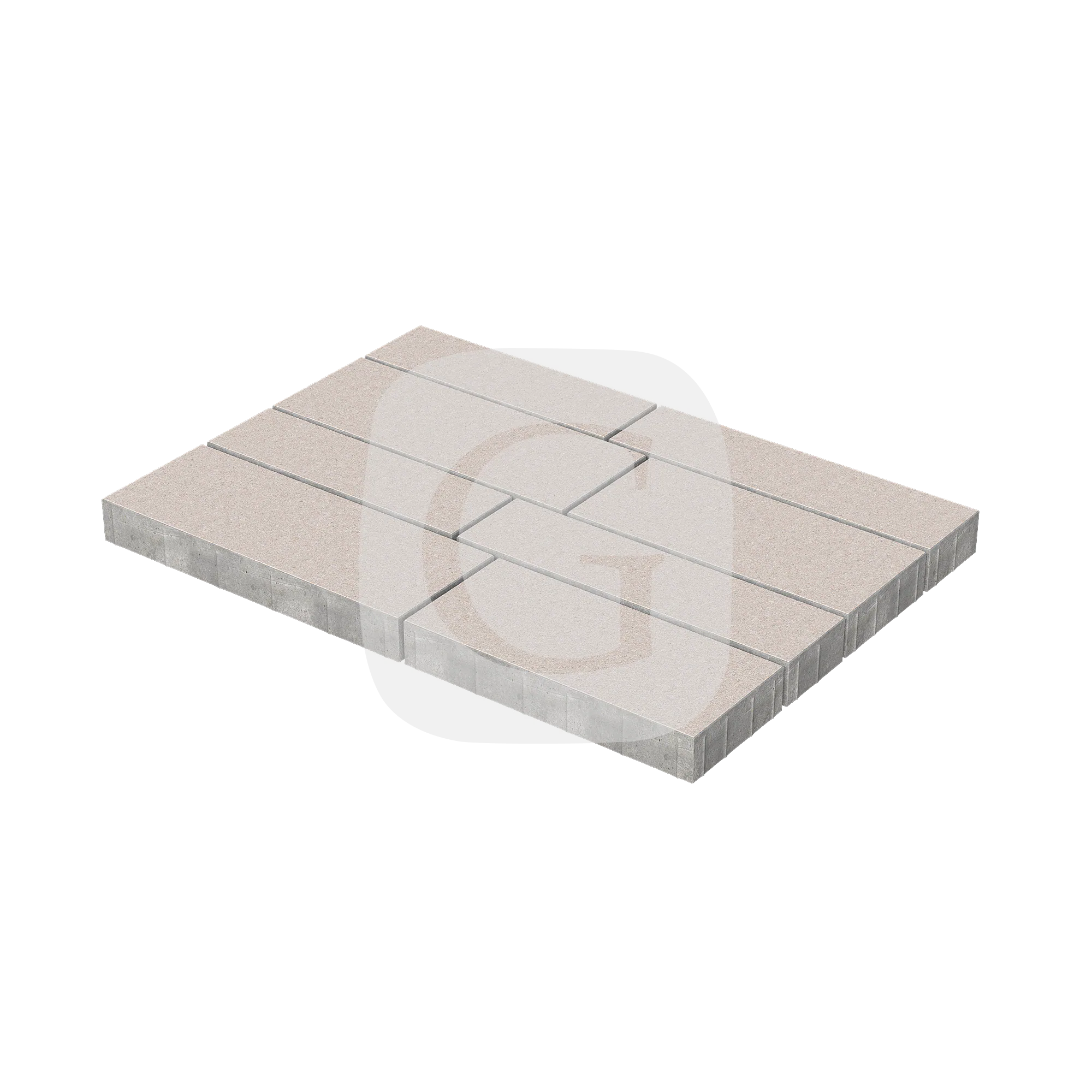 Кристалл Тротуарная плитка Готика City Mix PROFI Кристалл 550x167x80 мм, 650x167x80 мм, 550x250x80 мм, 650x250x80 мм, 600x250x80 мм БЦ — изображение 1
