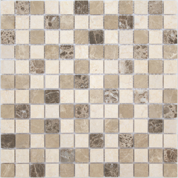 mp19y5tpls0h2qkkdgldkstpudoilppl.jpg Мозаика Pietra Mix 1 MAT 23x23x4 (ПУ) — изображение 1