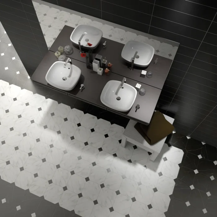 Керамогранит Equipe Octagon Marmol Blanco 20х20 см — изображение 2