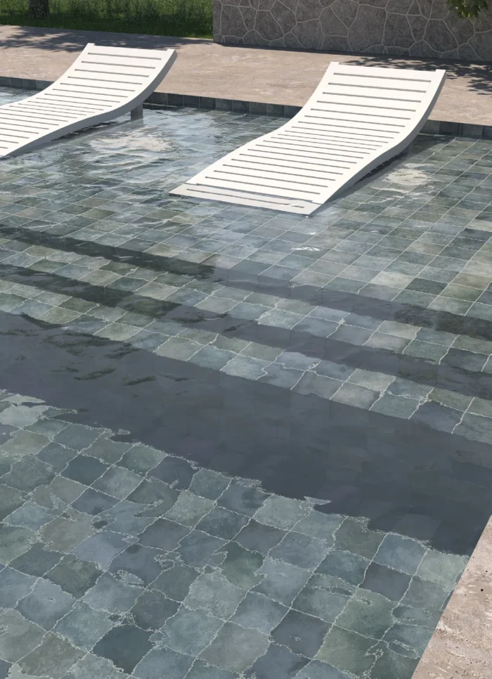 Керамогранит Equipe Spa&Pools Colonial Blue 15x15 см — изображение 2