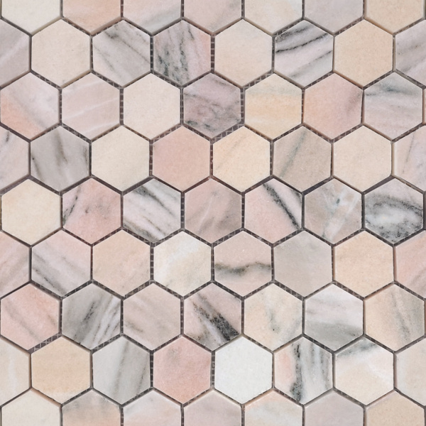 ovbyk60vaoi9okt7nwq8bs58ljfe4tgk.jpg Мозаика Rosa Salmone POL hex 23x40x7 — изображение 1