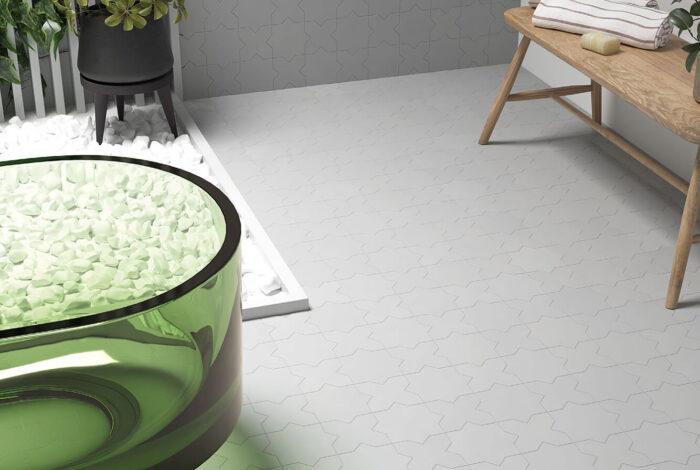 Керамогранит Equipe Porto Cross White 12x12 см — изображение 2