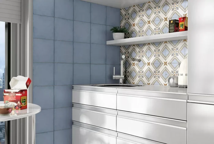 Керамогранит Equipe Art Nouveau Sky Blue 20x20 см — изображение 2