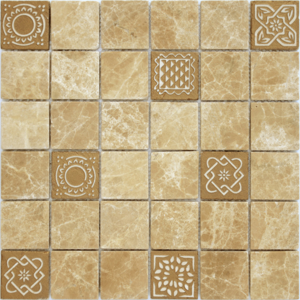 tw41t6fn476ial7dq2dxuknymxvl3i7s-1.jpg Мозаика Art Emperador Light MAT 48x48x8 — изображение 1