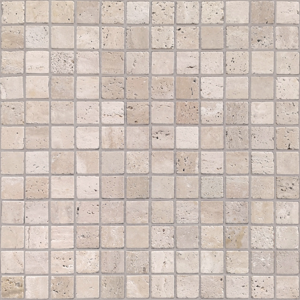 vdi003lo1jfysulzgbi107rrftlgmj0e.jpg Мозаика Travertino Beige MAT 23x23x7 — изображение 1