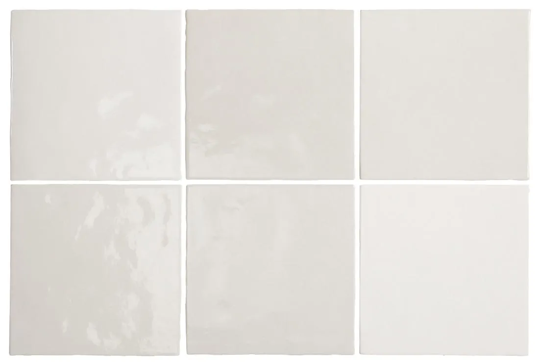 White 13,2x13,2 Керамическая плитка Equipe Artisan White 13.2x13.2 см — изображение 1