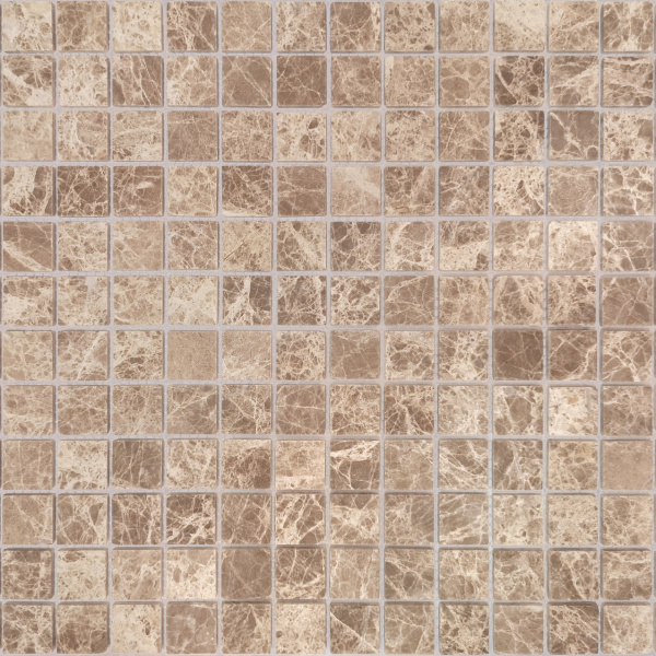 yqqr0uugszib232kt8zs4zkpwo8u9k0j.jpg Мозаика Emperador Light MAT 23x23x4 — изображение 1