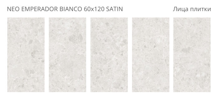 Керамогранит Staro LunaRossa NEO EMPERADOR BIANCO 60x120 см SATIN — изображение 2
