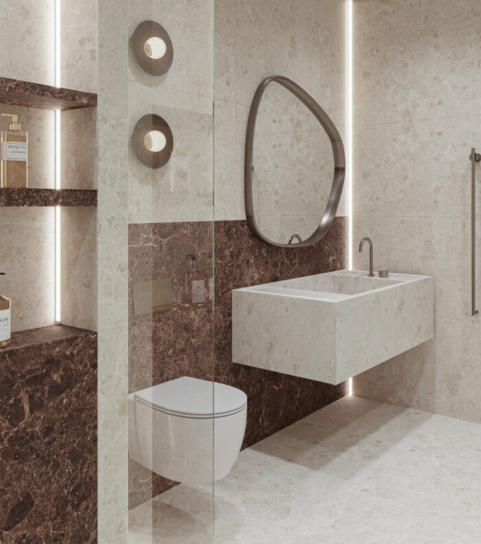 Керамогранит Staro LunaRossa NEO EMPERADOR CREMA 60x120 см SATIN — изображение 3