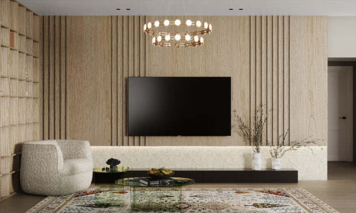 Панель Bonaparte Sherwood nut carbon matt 1080x2800x8 мм — изображение 2